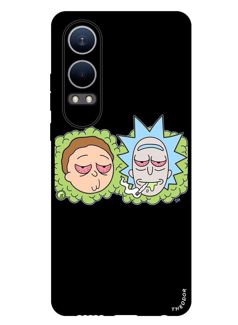 Theodor Protective Case Anti Scratch Shock Proof Bumper Cover For OnePlus Nord CE4 Lite Rick Red Eyes - Image 1