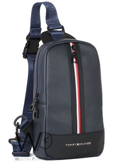 Tommy Hilfiger Plus Leather Tommy Hilfiger Crossbody Sling Navy Blue Bag For Men  - Image 1