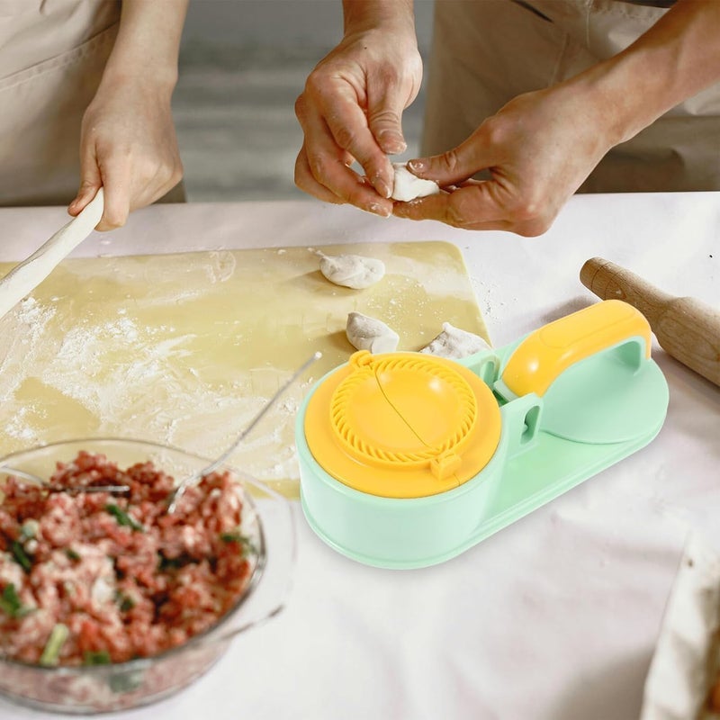 MVM Enterprise MVM Enterprise New 3 in 1 Dumpling Maker Momo Maker Gujiya Maker Machine Momos Maker Machine Kajjikayalu Karanji Maker Samosa Maker Skin Press Mould for Ghughra with Dumpling Puri Maker Pack of 1  - Image 3