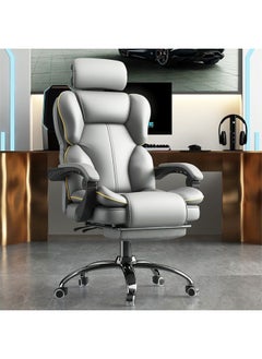 LIMOS Gaming Office Chair High Back Ergonomic Desk Computer Chair with Lumbar Support Retractable Footrest Adjustable Swivel and Arm-Rest  - Image 2