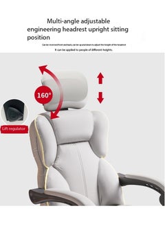 LIMOS Gaming Office Chair High Back Ergonomic Desk Computer Chair with Lumbar Support Retractable Footrest Adjustable Swivel and Arm-Rest  - Image 5