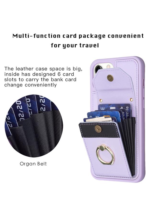 S-TOP Case For iPhone 14 Pro Max BF29 Organ Card Bag Ring Holder Phone Case - Image 4