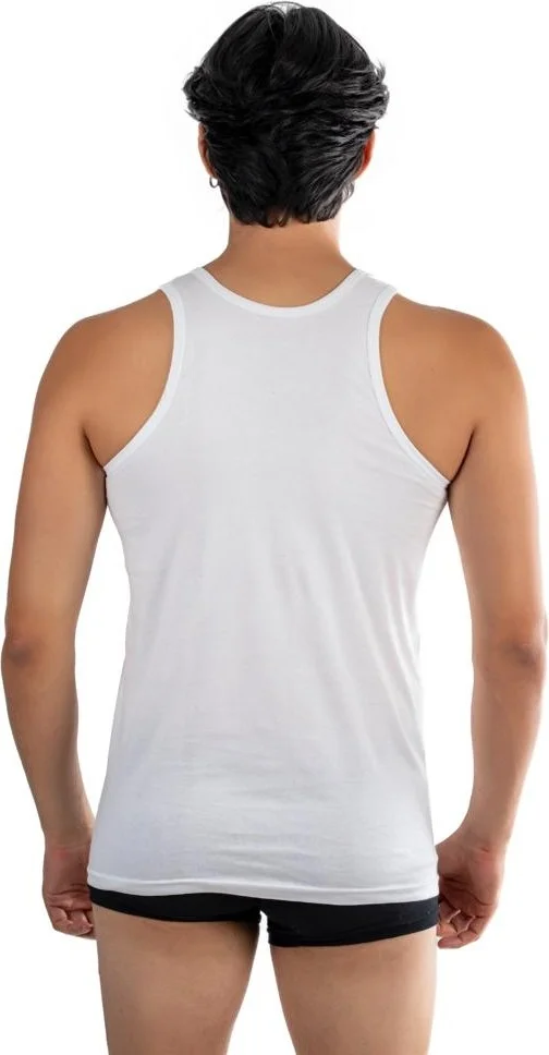 Gizem İç Giyim Gizem Underwear White Men's Undershirt 6 Pack