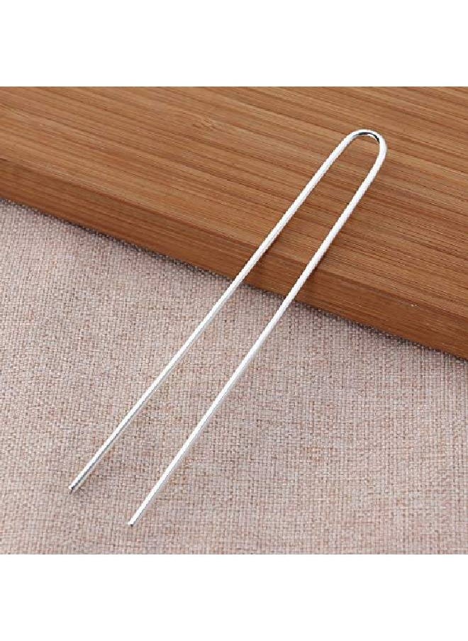 Artibetter - 50Pcs Professiona Bobby Pins U Shape Hair Pins For Women Girls And Hairdressing Salon (White) - Image 1