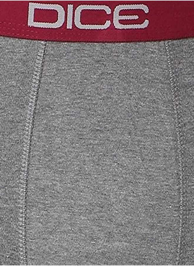 DICE Men's Boxer Underwear, Plain Colors, 10 Pieces of Soft Cotton  - Image 3