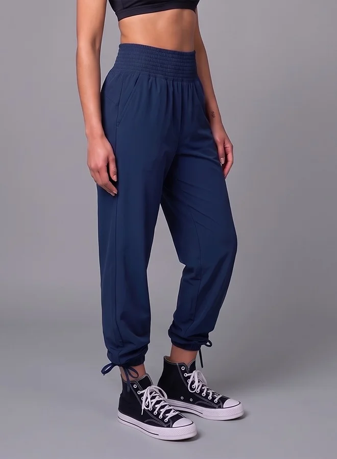 Zaecy Women's High-Rise Ruched Waist-Band Pants