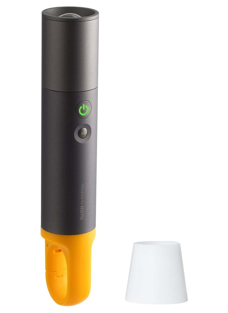 HOTO HOTO Flashlight Lite, Zoomable, LED,USB-C Rechargeable,1000 Lumens,5 Modes (SOS and Strobe), Tactical and Portable Handheld Flash Light for Camping, Emergencies, Home Use, etc  - Image 1