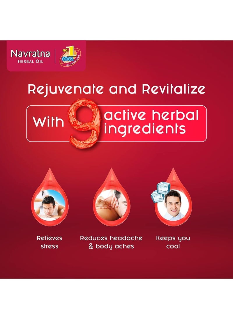 Navratna Himani Navratna Hair Oil 300+100ml  - Image 5