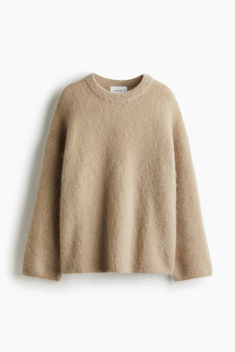 H&M  Oversized mohair-blend jumper for Women | Best Price UAE
