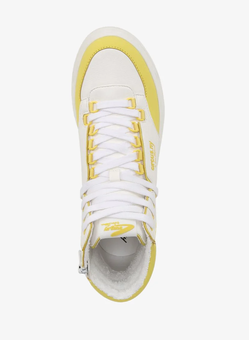 Sam Edelman WHITE/LEMN Irving High Top Sneaker for Women | Best Price UAE