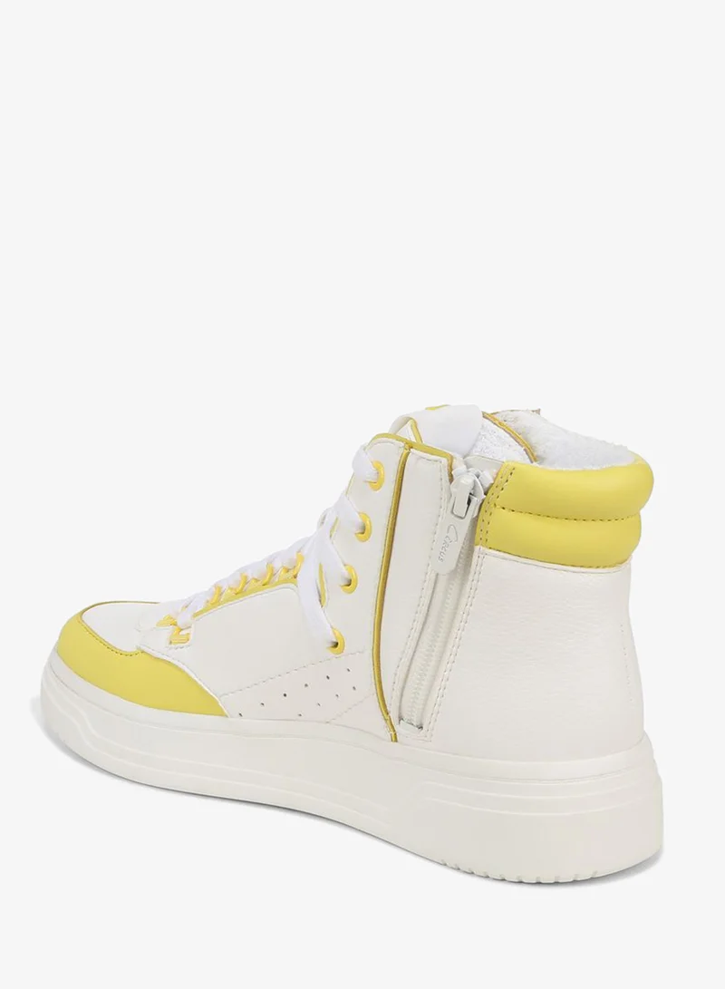 Sam Edelman WHITE/LEMN Irving High Top Sneaker for Women | Best Price UAE