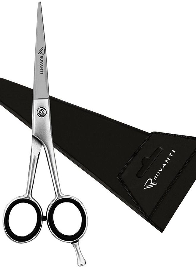 Ruvanti Professional Hair Cutting Scissors - Barber Shears for Salon and Home Use - Sharp Durable Razor Edge Tijeras De Peluqueria Profesional - Comfortable Grip Handles with Case by Ruvanti - Image 1