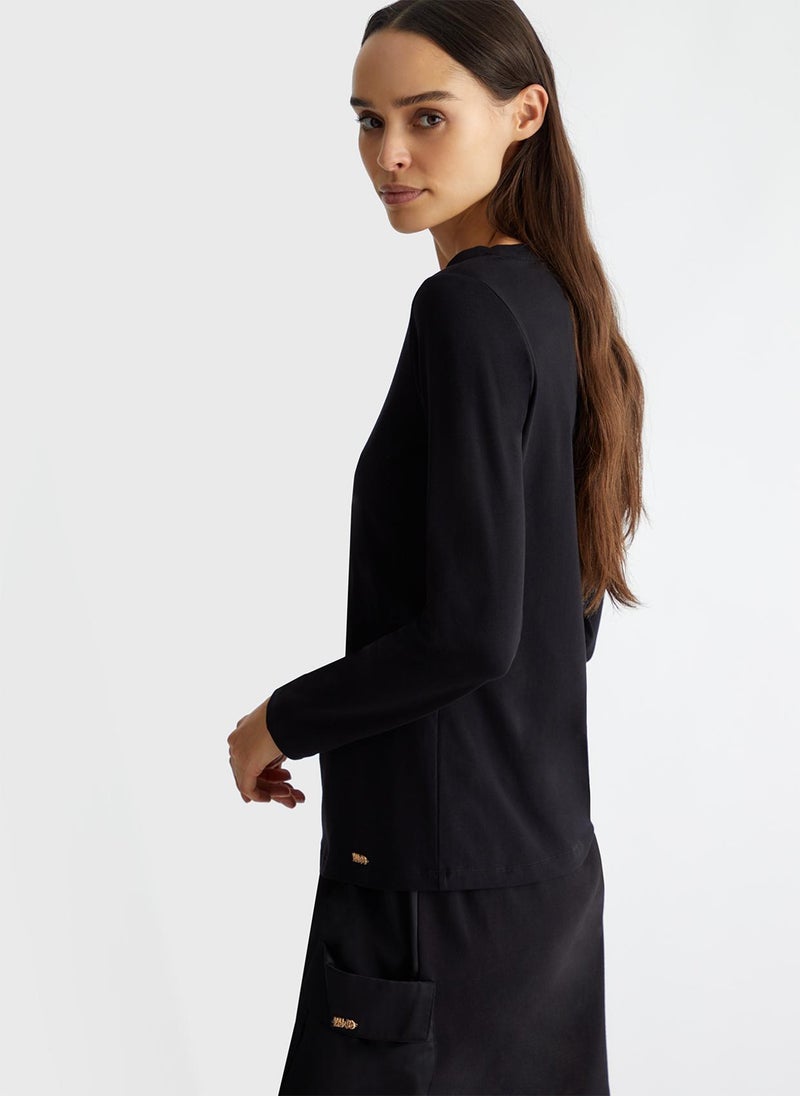 Liu Jo T-shirt with rhinestones - Image 5
