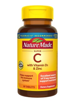 Super C Immune Complex Tablet With Vitamin C D And Zinc 60 Tablets