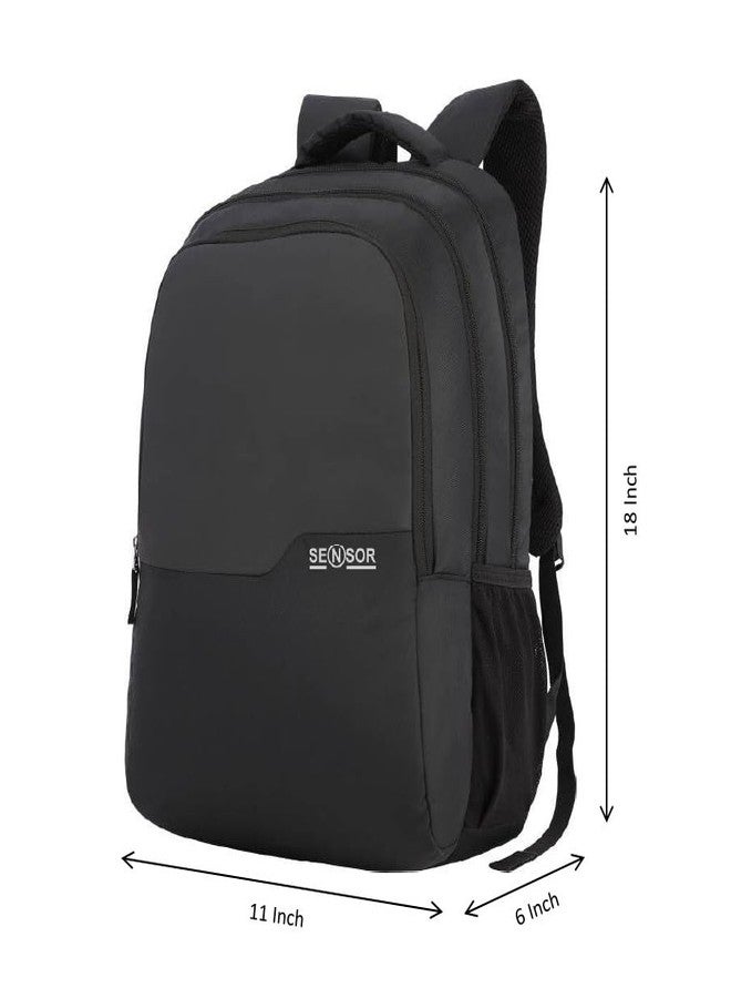 Sensor 27 L Laptop Backpack - Casual,Office,College,School,Travel (Black) - Image 2