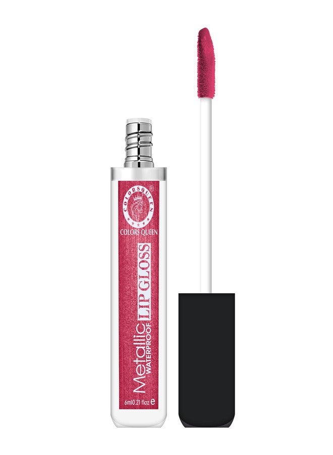 Colors Queen Metallic Waterproof Lip Gloss | Lightweight Lip Gloss with High Shine | Glossy Liquid Lipstick with Shimmer for Smooth & Shiny Lips, Non-Sticky Formula (13 - Warm Bronze) - Image 4