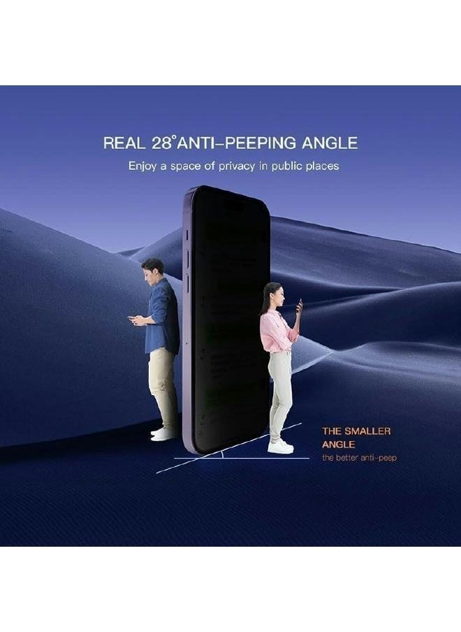 واقي شاشة نانو مضاد للتجسس لحماية الخصوصية (لقافة) لجوال ايفون 13 برو ماكس (iPhone 13 Pro Max) من ريڤا, حماية قصوى للشاشة من الخدوش والكسر