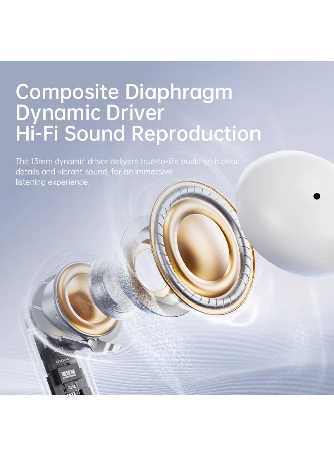 MINI550-Wireless headphones in-ear high-fidelity stereo headphones with noise cancellation feature and LED display mini headphones - Image 5