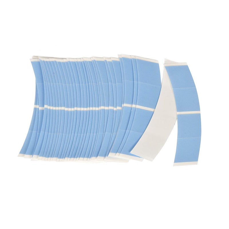 BHF Wig Tape for Lace Wigs Waterproof DoubleSided Strong Adhesive Tape Lace Front Wig Tape C Curve 36 Pieces Blue Color
