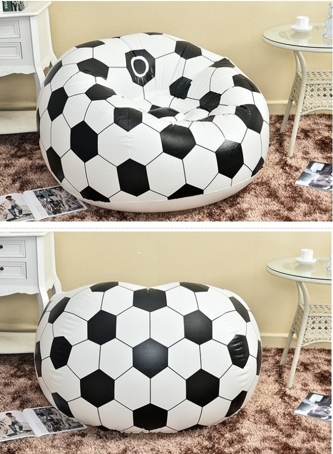 Inflatable football sofa, inflatable sofa for living room and bedroom, inflatable lazy sofa, camping lounge chair, portable and easy to store - Image 3