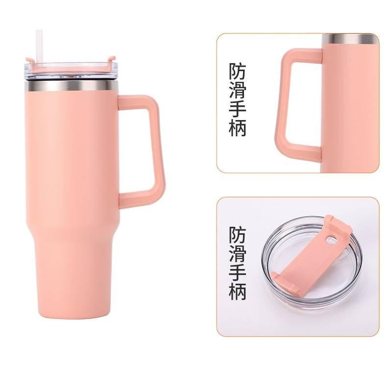 40 oz Stainless Steel Coffee Mug with Sipper Lid and Cup Holder Friendly - Image 5