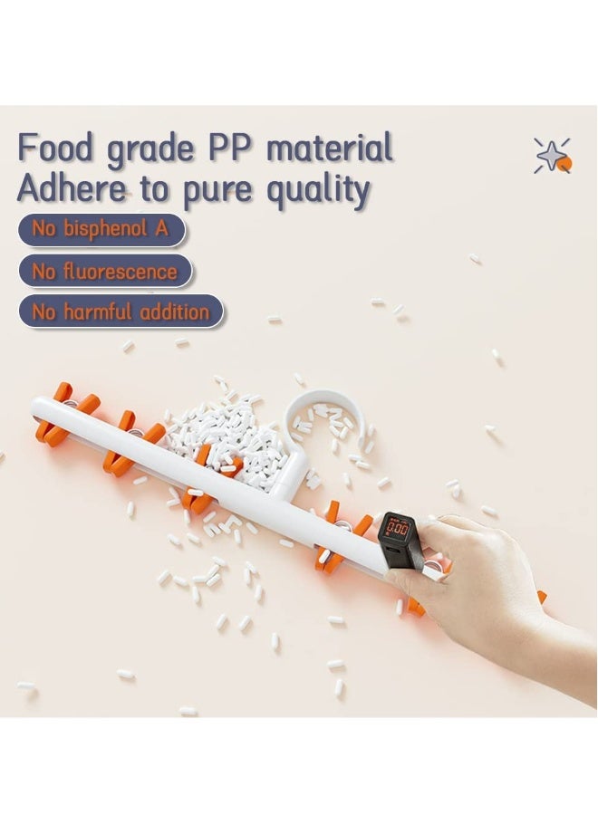 حاملات الجوارب المقاومة للريح - مجموعة من قطعتين، مشابك ملابس للجوارب والملابس الداخلية، رفوف تجفيف موفرة للمساحة مع خطاف دوار بزاوية 360 درجة ومشابك قوية، مشابك لملابس المنزل والسفر. - Image 3