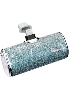 iWalk iWALK Small Portable Power Bank 4500mAh Power Bank, Lightining-Type Diamond-Blue  - Image 1