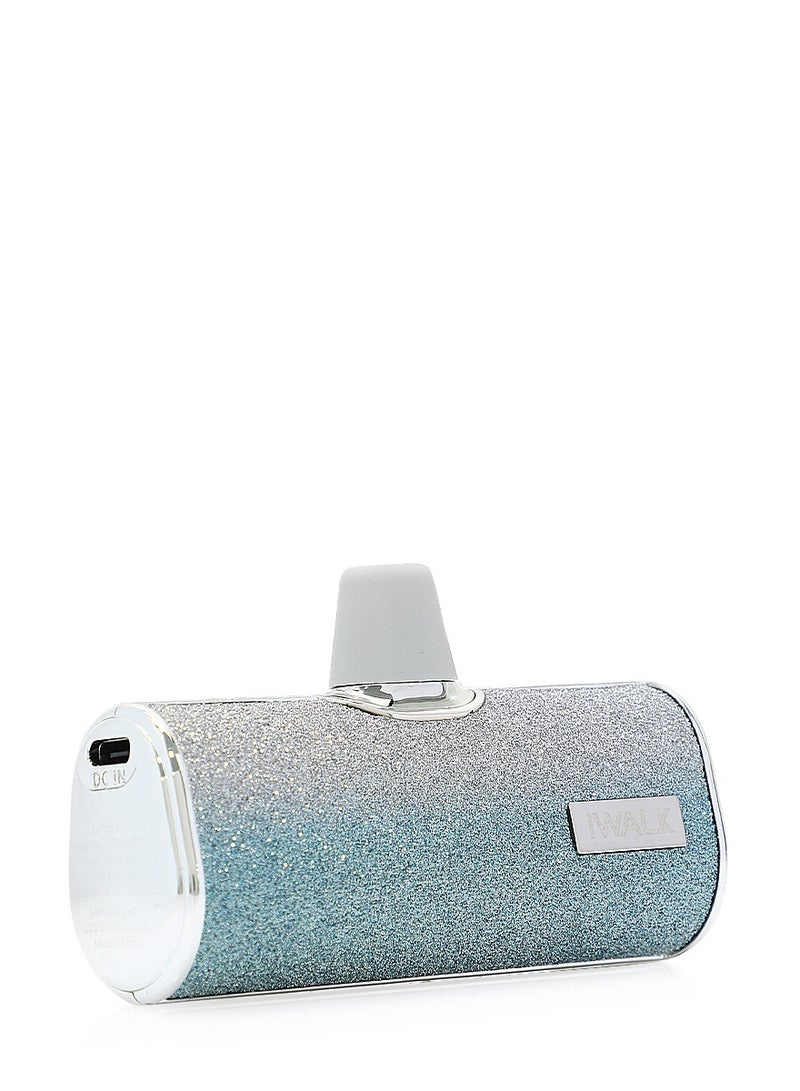 آيووك بنك الطاقة المحمول الصغير iWALK بنك الطاقة المحمول 4500 مللي أمبير/ساعة بنك الطاقة لايتينينج من النوع الماسي-الأزرق - Image 3