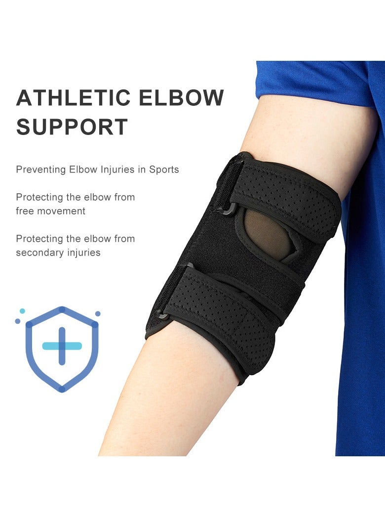 general Adjustable Elbow Aluminum Strip Fixation Support Belt Elbow Sprain Rehabilitation Splint Arm Protective Strap - Image 3