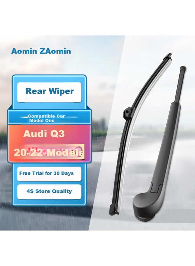 Aoming Audi Q3 Rear Wiper Blade For Audi Q3 [20-22 Models] Rear Wiper Blade Rear Window Rear Wiper Blade Original Original Size A Grade Rubber Strip - Image 1