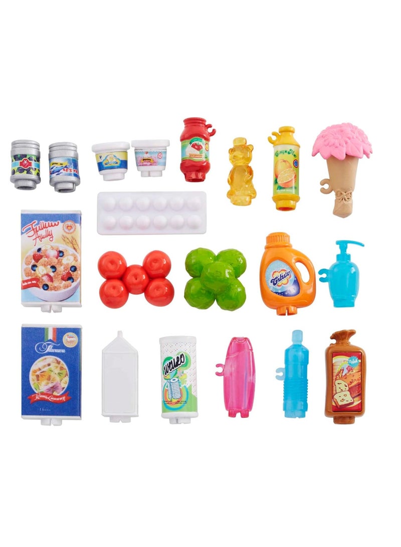 Barbie Doll and Supermarket Set, with Shopping Cart and 20 Pieces, 3 to 7 Year Olds - Image 2