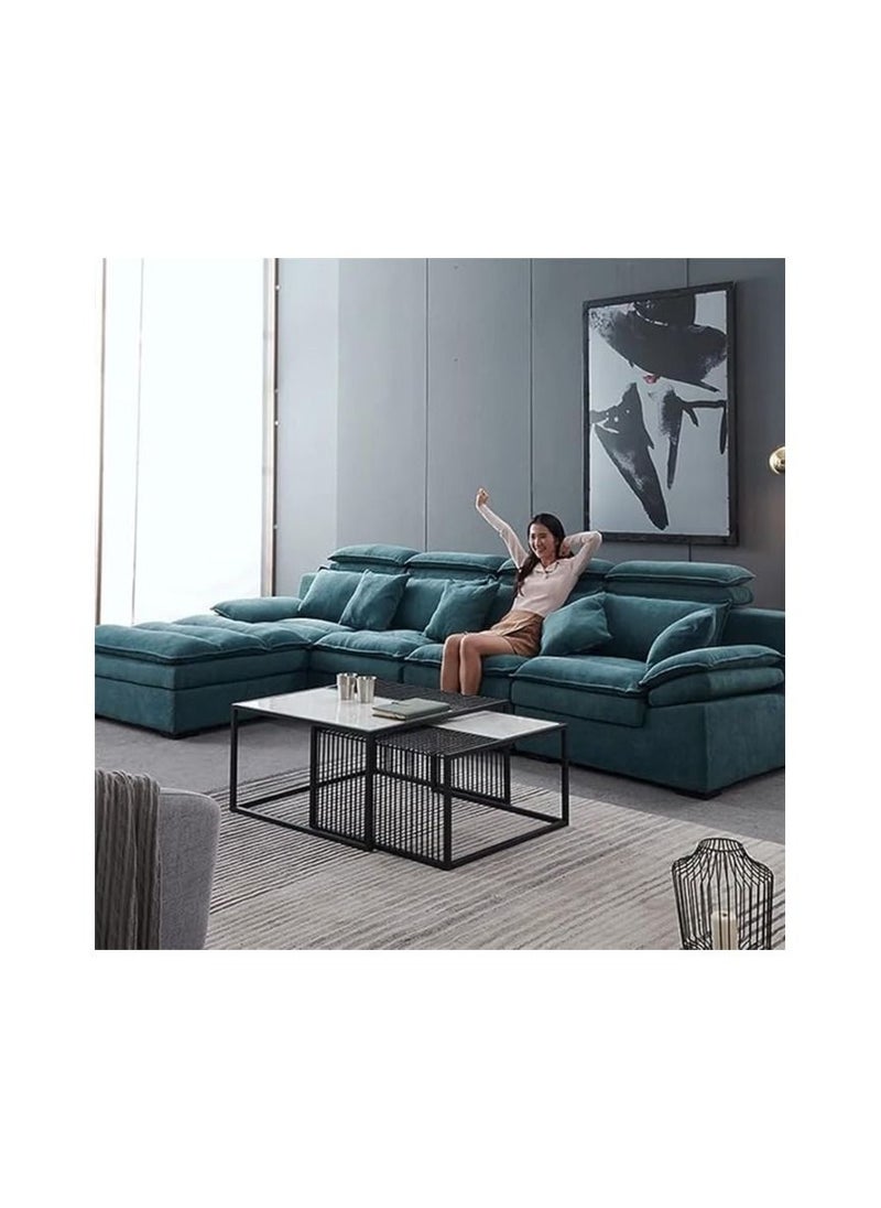 Generic Modern Luxury Fabric Combination Living Room Family sofa  - Image 1