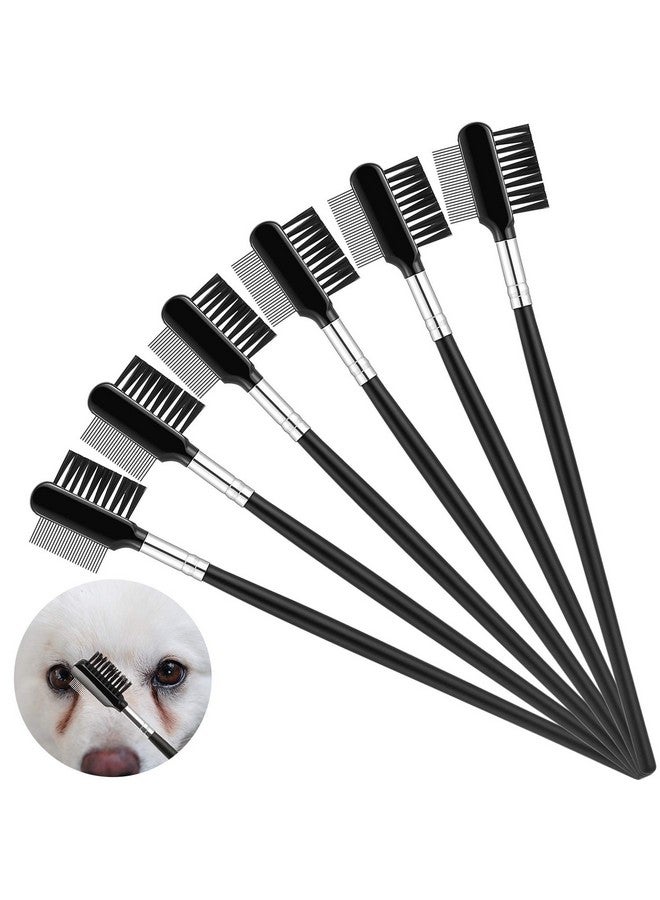 Mudder 6 Pieces Dog Grooming Comb  DoubleSided, Multipurpose Tool For Removing Tear Stains, Crust, Mucus, And Fleas From Small Pets Like Cats And Puppies - Image 1
