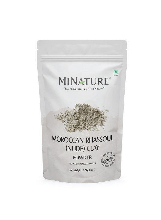 minature Moroccan Rhassoul Clay (Nude) Powder For Skin Care Mask & Hair Cleanser| 227G(8Oz) - Image 1