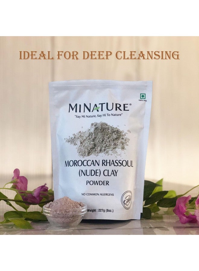minature Moroccan Rhassoul Clay (Nude) Powder For Skin Care Mask & Hair Cleanser| 227G(8Oz) - Image 5