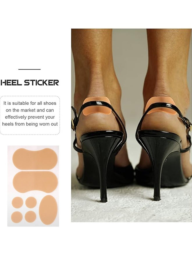 KANGLI 70Pcs Heel Anti-Wear Stickers for Foot Protection, Blister Prevention Tape for Sensitive Skin, Self-Adhesive Pads for Heels, Toes, and Shoes, Multipurpose Friction Relief Patches (10 Sheets) - Image 2