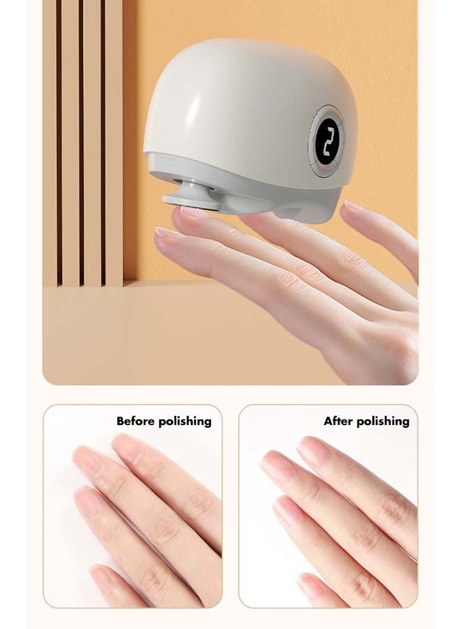 Electric nail clippers, 2-in-1 electric polishing automatic nail clippers, baby and elderly care trimmer, nail trimmer  - Image 5