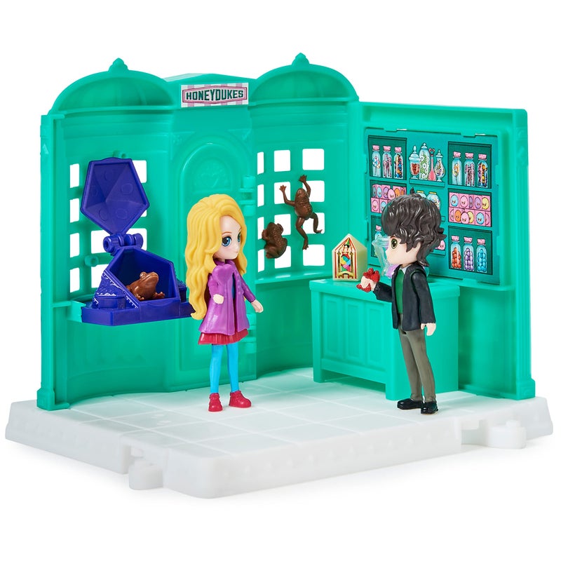 Wizarding World Harry Potter, Magical Minis Honeydukes Sweet Shop with 2 Exclusive Figures and 5 Accessories, Kids Toys for Ages 6 and up - Image 1