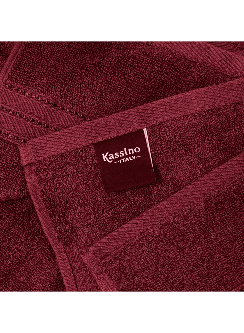 Kassino Jumbo Face Towel (12 Pack, 33x33 cm) - 580 GSM Large Face Towels,100% Combed Cotton, Soft & Quick-Dry Towels, Highly Absorbent, Double Stitched Hotel Quality Towels | Clarinet - Image 4
