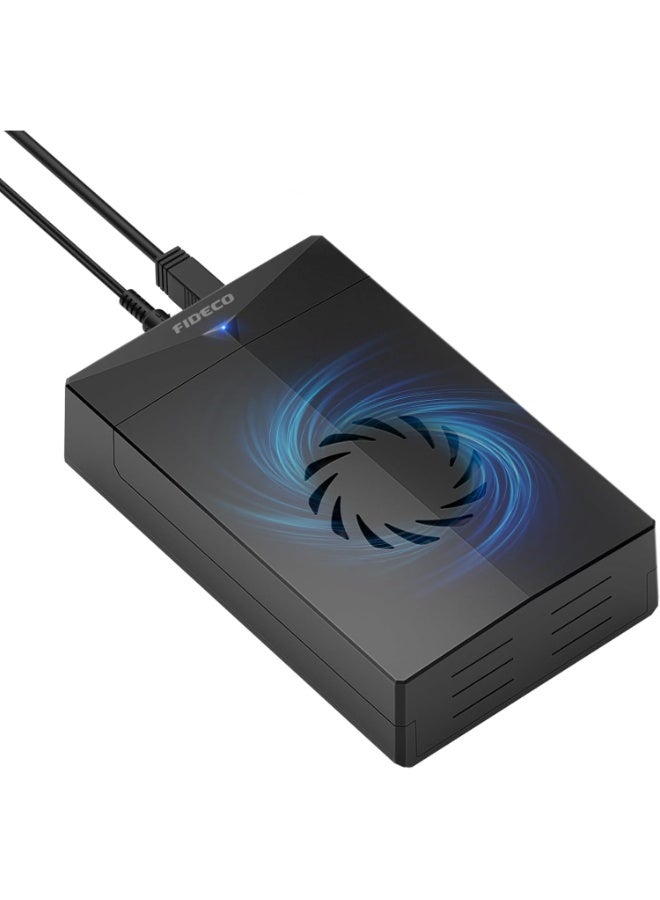 فيديكو علبة محرك أقراص صلبة خارجية P3U-U3 USB 3.0 - تدعم محركات الأقراص الصلبة SATA HDD/SSD مقاس 2.5 بوصة و3.5 بوصة مع مروحة تبريد - Image 1