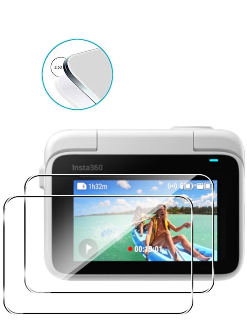 2 Set Screen Lens Protector Film for Insta360 GO 3S Tempered Glass Protective Film Clear 9H Anti-Bubble HD Film Anti-Dust and Scratch Resistant GO3S Camera Lens and Screen Protection - Image 4