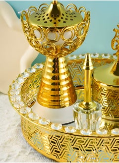Bakhoor BoSidin Elegant Design Incense Burner Set Arabic Oud Holder for Home and Office Fragrance  - Image 2