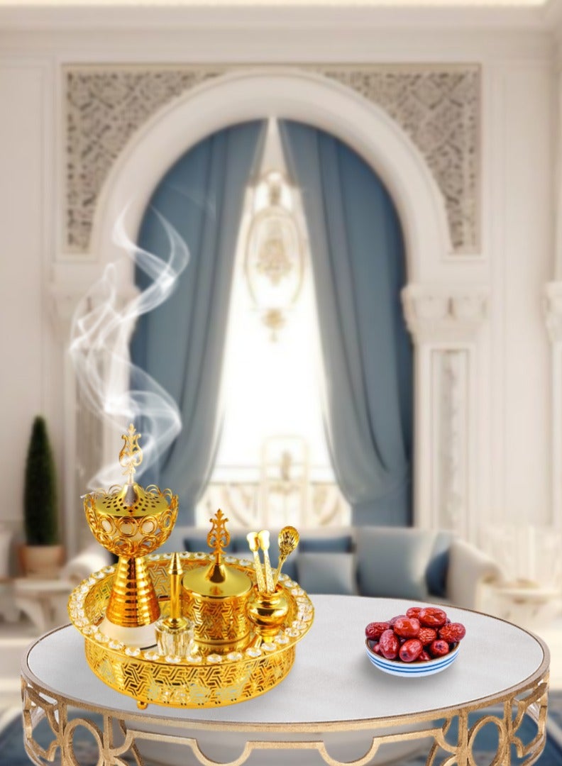 Bakhoor BoSidin Elegant Design Incense Burner Set Arabic Oud Holder for Home and Office Fragrance - Image 3