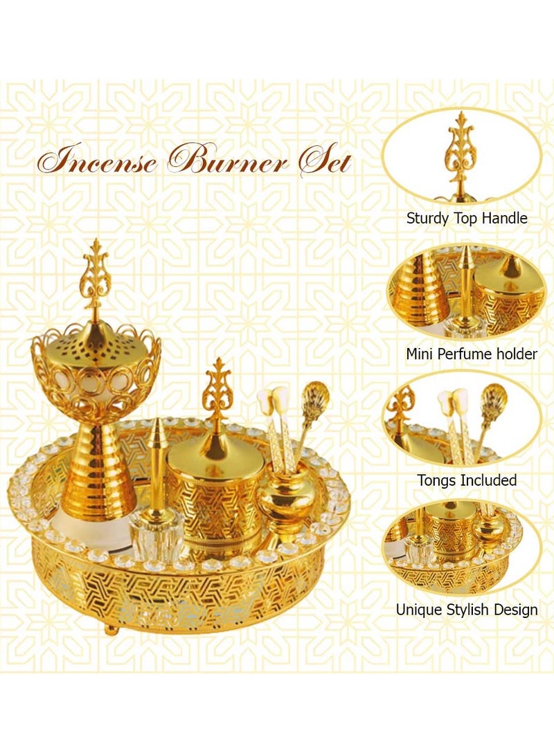 Bakhoor BoSidin Elegant Design Incense Burner Set Arabic Oud Holder for Home and Office Fragrance - Image 4