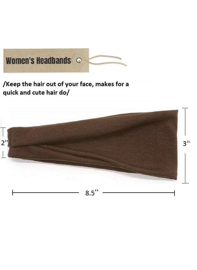 AKTVSHOW Headbands For Women Short Hair Elastic Hair Bands For Women'S Hair Non Slip Workout Sports Yoga Head Band Hair Accessories Wide Thick Sweat Hair Wrap For Girls 12 Pack  - Image 5