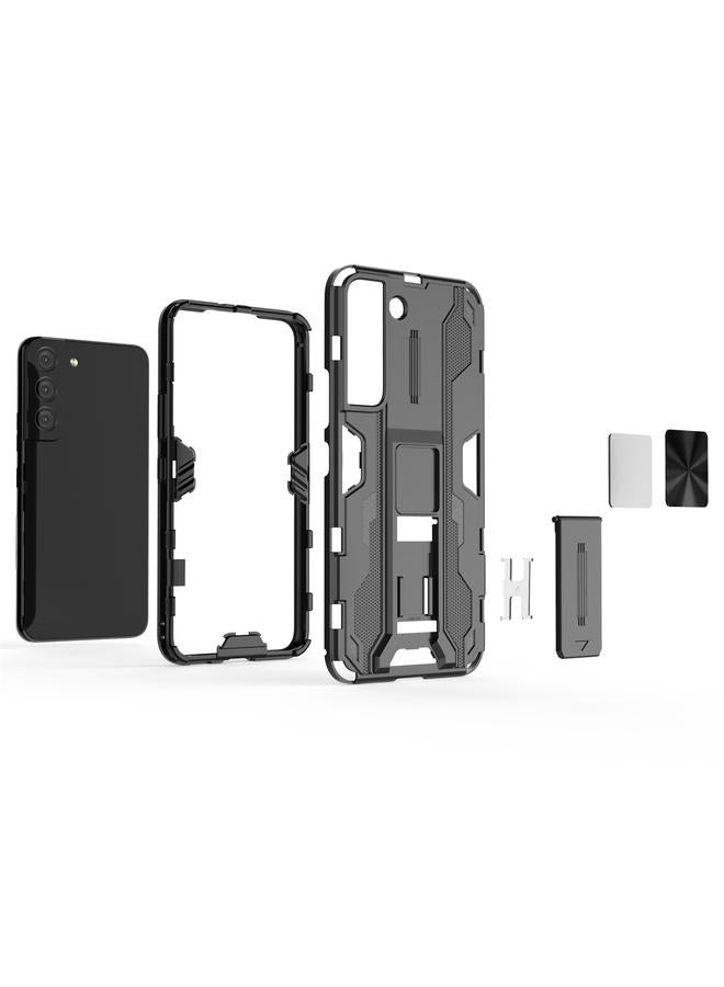 اس-توب جراب لهاتف Samsung Galaxy S22 5G Supersonic PC + جراب هاتف مقاوم للصدمات من مادة TPU مع حامل - Image 3