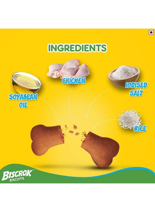 Pedigree - Biscrok Biscuits Dog Treats (Above 4 Months), Chicken Flavor, 900G Pack - Image 1
