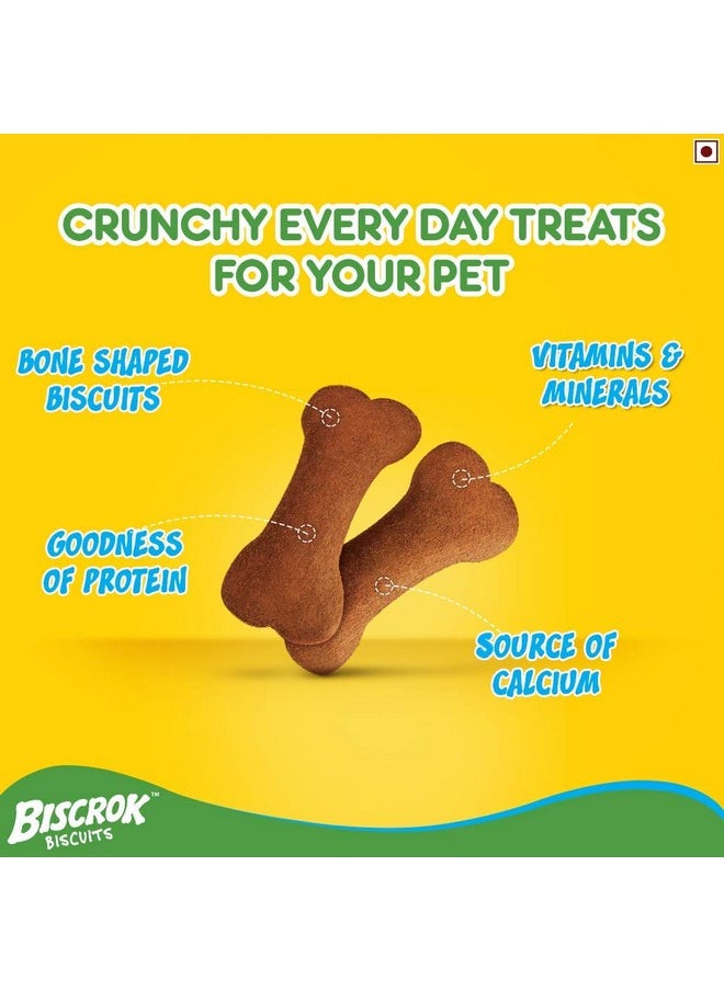 Pedigree - Biscrok Biscuits Dog Treats (Above 4 Months), Chicken Flavor, 900G Pack - Image 1