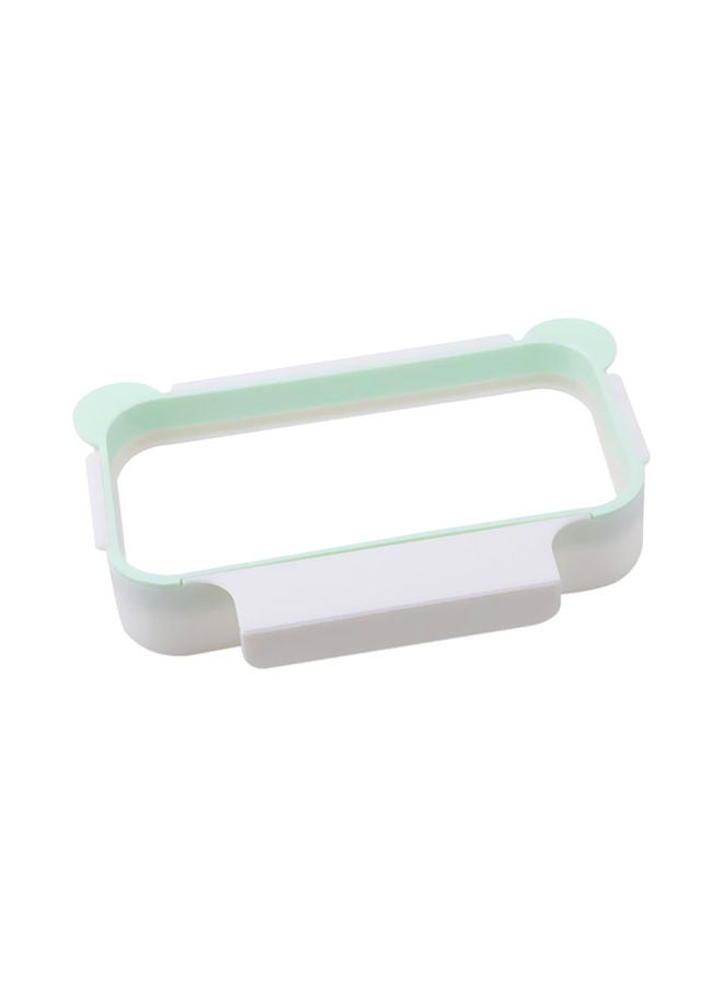 NIBEMINENT Trash Garbage Bag Holder Green/White - Image 1