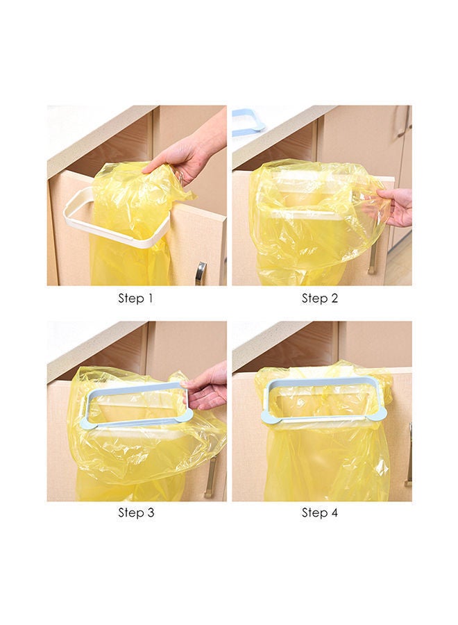 NIBEMINENT Trash Garbage Bag Holder Green/White - Image 5